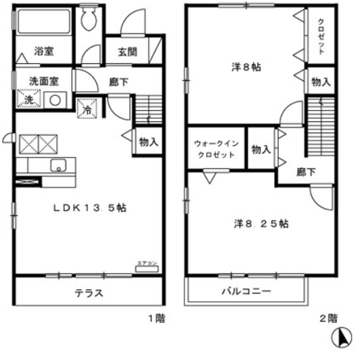花水木Dの間取り