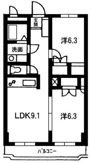 ドンズ2の間取り