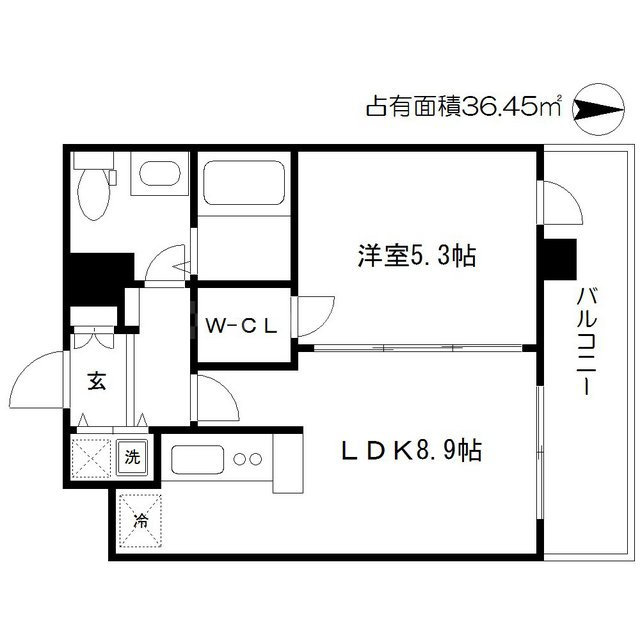 フローライト南森町の間取り|フローライト南森町　間取り