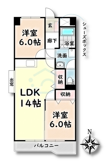 【間取り】 | 瑞和ビル【名古屋市賃貸・エレベーター】