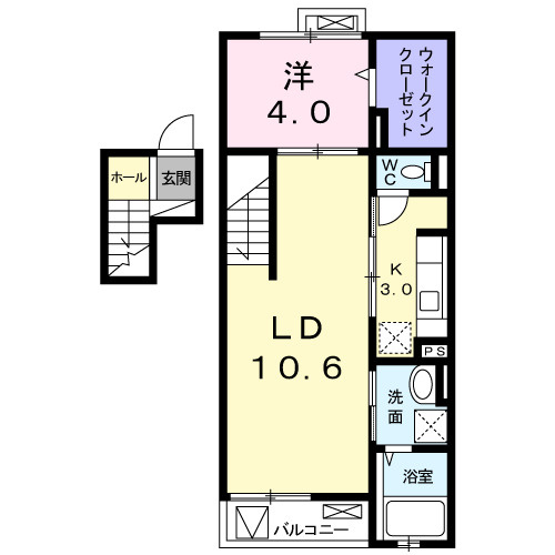 Ｌａ　Ｌｕｃｅの間取り