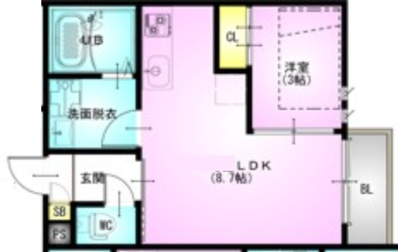 アヴァンティ小平の間取り