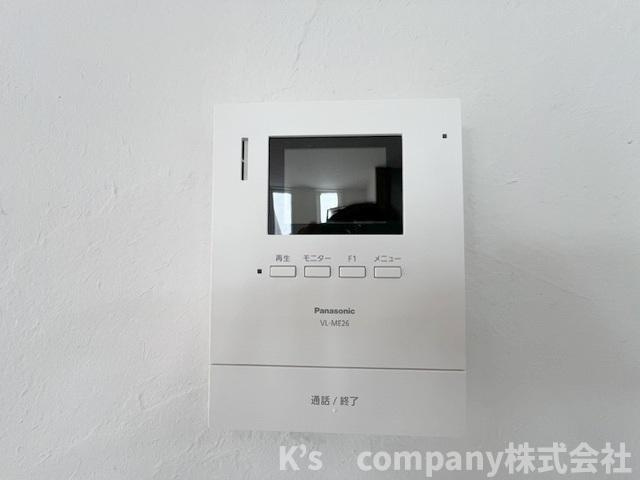茅ヶ崎市東海岸南3丁目　中古戸建のセキュリティ|訪問者の顔が確認できるモニター付きインターフォン☆