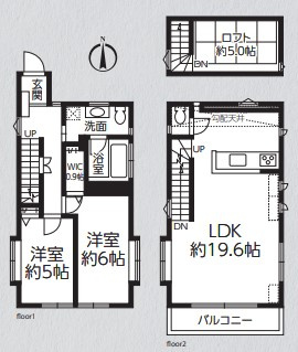 茅ヶ崎市東海岸南3丁目　中古戸建の間取り
