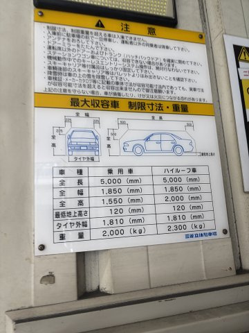 新日本ビルの駐車場