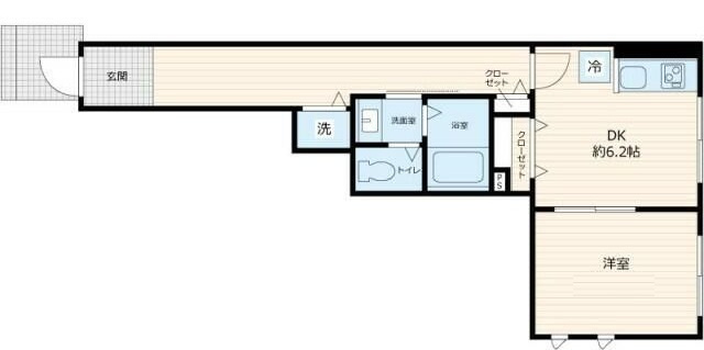 Ｖｉｖａｃｅ　ヴィヴァーチェの間取り|間取りです。