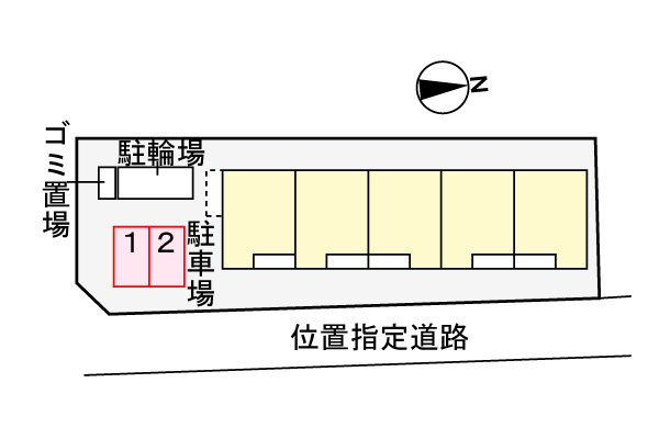 コージーコートの区画図