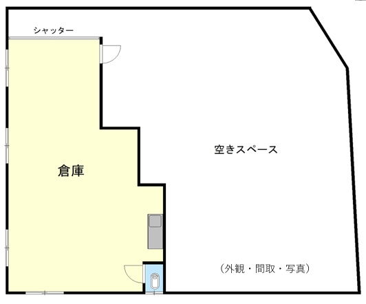 佃６丁目倉庫の間取り