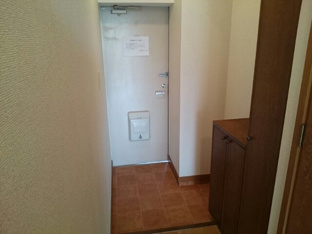 落ち着いた玄関です