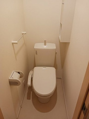 清潔感のあるトイレです