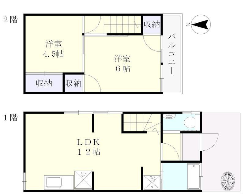 榎本貸家の間取り