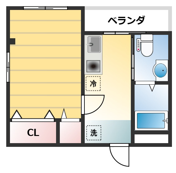 浦安市当代島３丁目の賃貸マンションの間取り