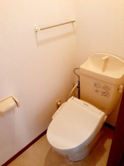 コンパクトで使いやすいトイレです