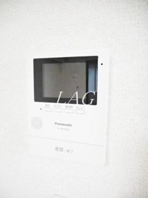 【セキュリティ】 | ソレイユ　プロムナード | モニター付きインターホンです。