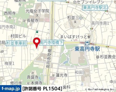 【地図】 | フェニックス新高円寺