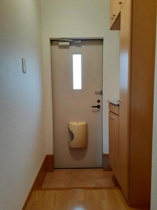 落ち着いた玄関です