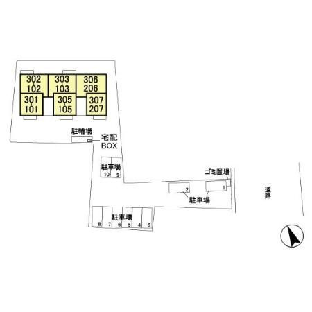 ロンオール元白銀の区画図