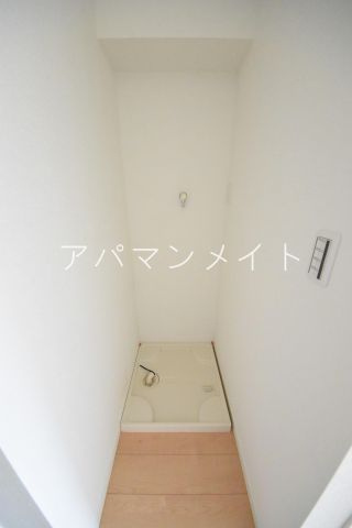 【設備】 | 戸塚区上矢部アパートメントB棟 | 洗濯機置場です
