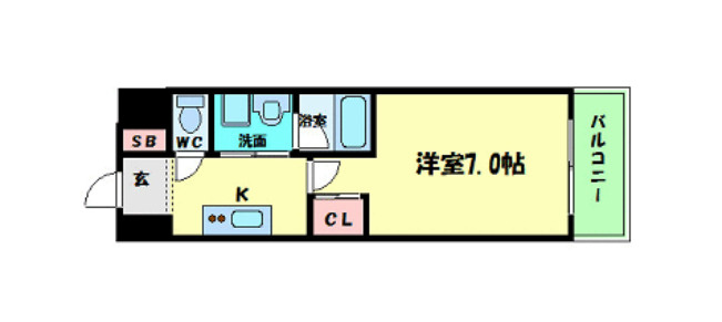 インペリアル靭本町の間取り