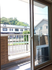 陽当たり良好なバルコニーです