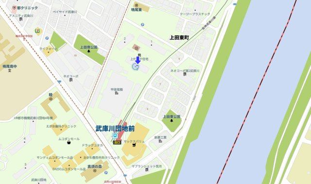 上田東町住宅3号棟の外観