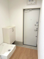 シンプルで使いやすい玄関です