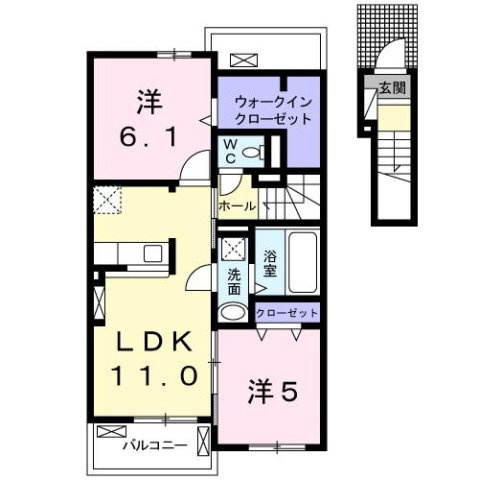 メゾン　ヌーボーⅠの間取り