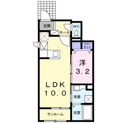 ニュークレストヒルズ　Ⅱの間取り