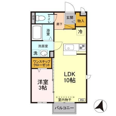【間取り】 | ハイツ ハピネス
