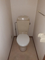 ゆったりとした空間のトイレです