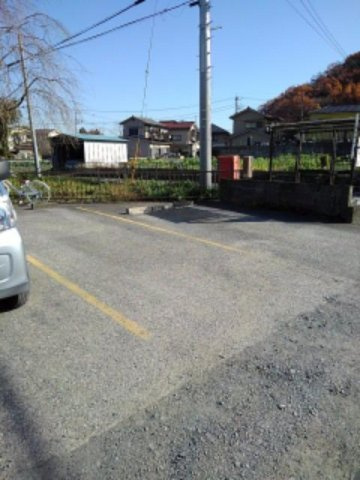 駐車場に車を止められます