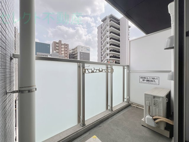 エルザビル名古屋駅前のバルコニー