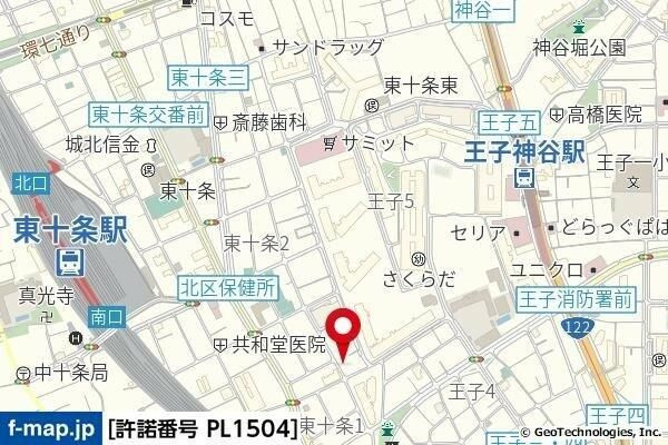 ルヴェデュソレイユの地図