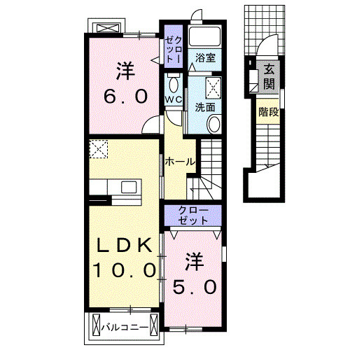 【間取り】 | ビスタ・マールⅢ