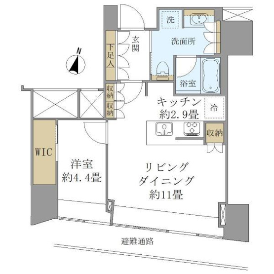 【間取り】 | ＢｒｉｌｌｉａＴｏｗｅｒ堂島