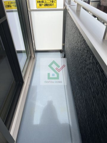 アンビション西所沢のバルコニー