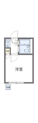 レオパレス朝霞第２の間取り