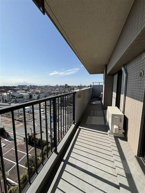 シャリエ習志野東のバルコニー