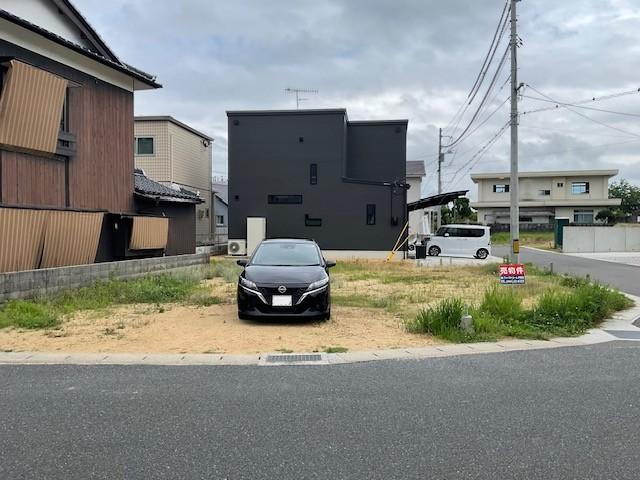 宇部市上条　土地の前面道路含む現地写真