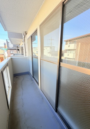 ロイヤル石川Ａのバルコニー
