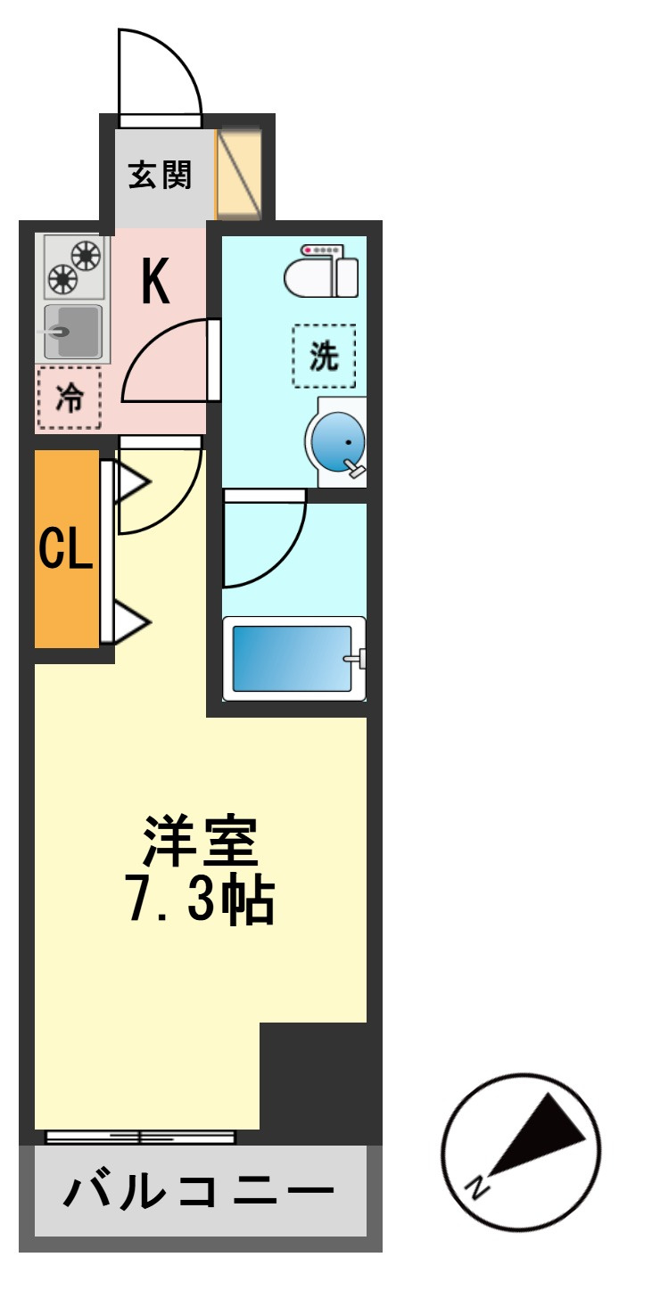アンベリール青戸の間取り