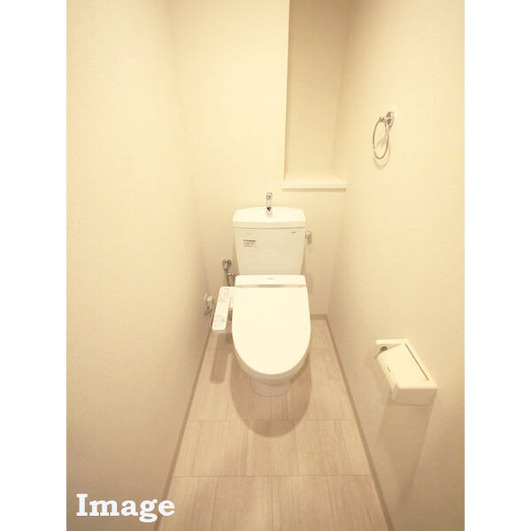 オルソパール伝馬のトイレ|落ち着いた色調のトイレです