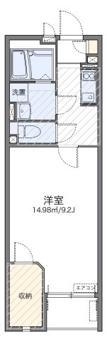 レオネクスト大町Ｂの間取り|代表的な間取のため実際の間取とは異なる場合があります