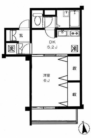 【間取り】 | 中銀弦巻マンシオン