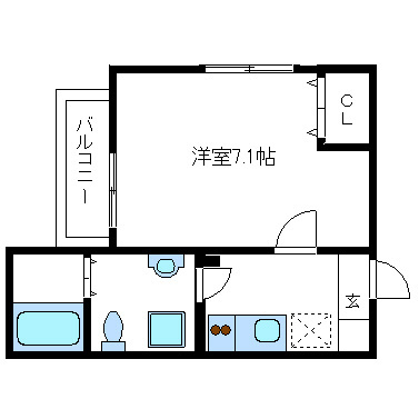 所沢市くすのき台3丁目アパートの間取り