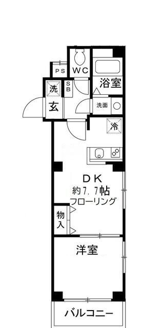ラ・フォート東日暮里の間取り|間取りです。