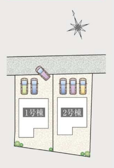 【区画図】 | タマタウン久喜市鷲宮　新築戸建　全2棟　1号棟