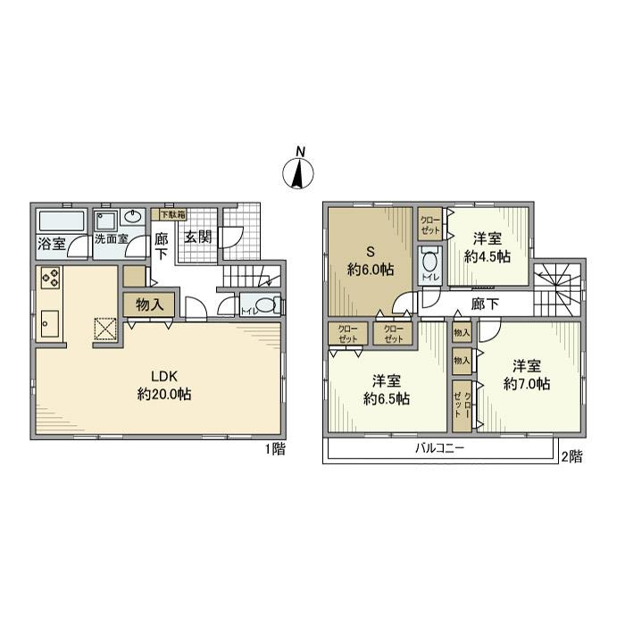 馬場戸建の間取り