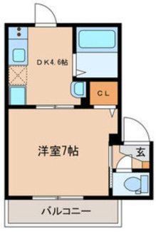 【間取り】 | クレスト三軒茶屋 | 間取りです。