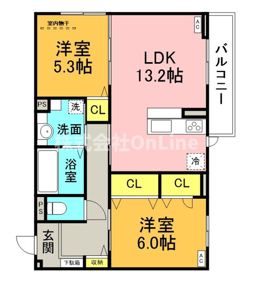 【間取り】 | エクシードⅡ